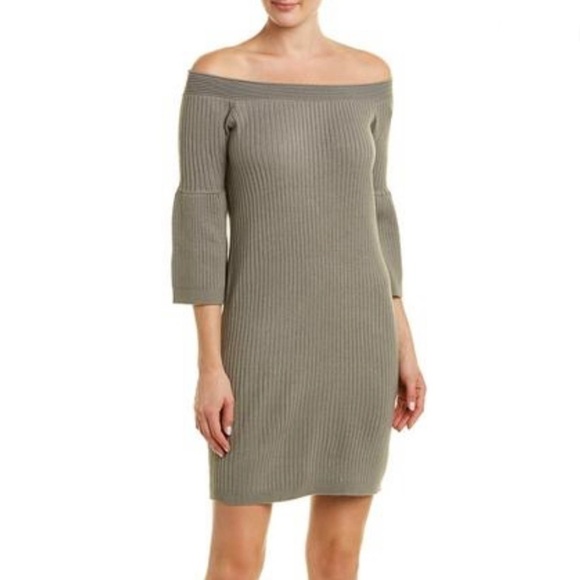 NWT BB Dakota Off-the-shoulder Sweater Dress Size Medium - Picture 8 of 8